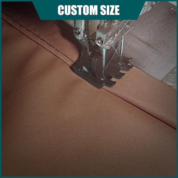 Royal Shade 13' x 13' x 13' Brown Triangle Waterproof Sun Shade Sail Order to - Image 5