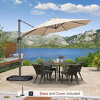 PURPLE LEAF Cantilever Umbrella - Image 2