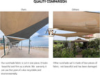 Tronssien Triangle 16'x16'x16' Sun Shade Sail, 95% UV Blockage Canopy Awning - Image 6