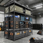 M MZG 5 Tiers Storage Shelves Load 1500LBS, Metal Shelving Wire Metal Shelving - Image 2