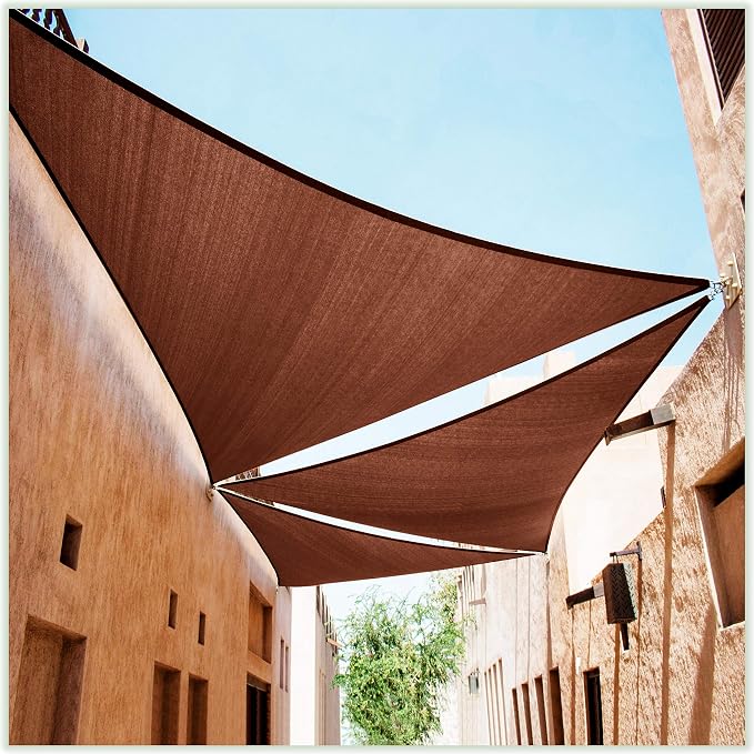 ColourTree CTSLT Custom Size Order to Make 13' x 15' x 19.8' Brown Right by ColourTree
