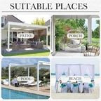 2 Panels Outdoor Blackout Curtains - Image 6