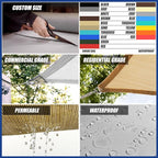 10' x 11' x 14.9' Grey Sun Shade Sail UPF50 Right Triangle SMTAPT12 Canopy - Image 3