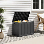 Outdoor Deck Storage Box, Resin Deck Boxes Indoor and outdoor, Waterproof - Image 4