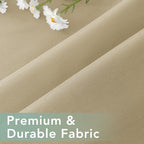 Outdoor Curtains for Patio Waterproof 6 Panels, Porch Sun Shade | Weatherproof - Image 6