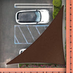 Royal Shade 11' x 15' x 18.6' Brown Right Triangle Sun Shade Sail Order to Make by RoyalShade