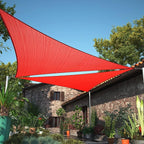 9' x 17' x 19.2' Red Sun Shade Sail UPF50 Right Triangle SMTAPT12 Canopy Fabric by ShadeMart