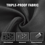 Set of 6 Outdoor Curtains for Patio Waterproof, Breathable Grommet Panels for - Image 6