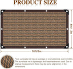 80% Shade Cloth -4x16FT Sunblock Net - Image 2