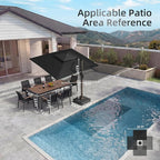 10 X 13 FT Cantilever Patio Umbrella - Image 5
