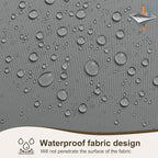 Outdoor Curtains for Patio Waterproof Rod Pocket 8 Pcs 54x95 Inch Grey | - Image 6