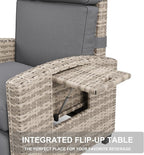 Outdoor Recliner Chair, Reclining Patio Chairs - Image 3