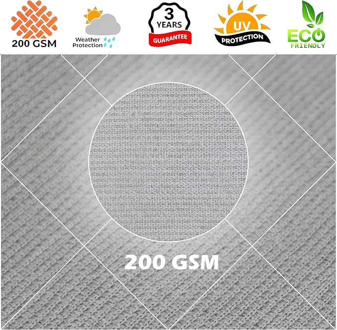 Royal Shade 14' x 22' Grey Rectangle Square Sun Shade Sail Order to Make - Image 8