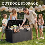 YITAHOME 95 Gallon Large Outdoor Deck Box | Lockable Waterproof Resin Storage - Image 5