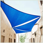 ColourTree 14' x 14' x 19.8' Blue Sun Shade Sail Right Triangle CTSLRT14 & by ColourTree