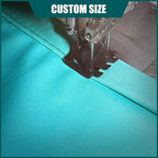 Royal Shade 16' x 22' x 27.2' Turquoise Triangle Waterproof Sun Shade Sail - Image 5