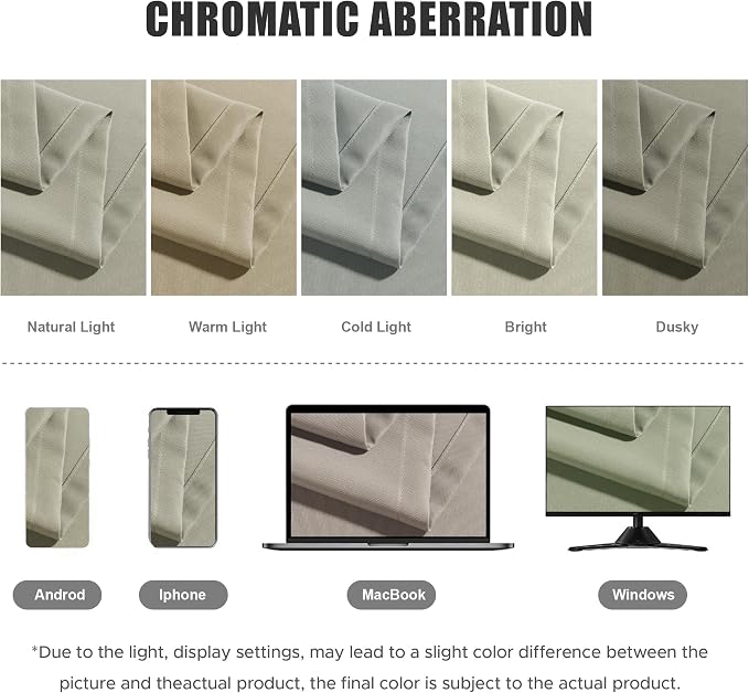 BONZER Extra Wide Waterproof Outdoor Curtains - Image 5