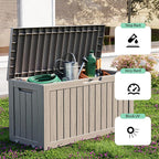 92 Gal Waterproof Outdoor Storage Box UV Resistant Deck Box | Large capacity - Image 6