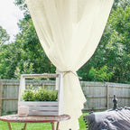 Outdoor Sheer Curtains for Patio Waterproof, 4 Panels Rod Pocket Indoor/Outdoor - Image 4