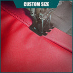 Royal Shade 6' x 11' x 12.5' Red Triangle Waterproof Sun Shade Sail Order to - Image 5