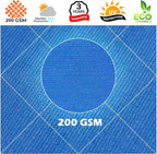 Royal Shade 17' x 22' Blue Rectangle Square Sun Shade Sail Order to Make - Image 8