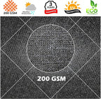 Royal Shade 9' x 9' x 9' Black Triangle Sun Shade Sail Order to Make RTAPT8 - Image 8