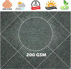 Royal Shade 9' x 22' Green Rectangle Square Sun Shade Sail Order to Make - Image 8
